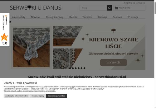 Serwetki u Danusi Adrianna Andrzejewska